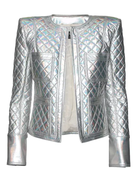 Balmain Pre-Owned quilted jacket Metallic 627663