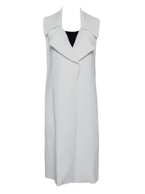 Cushnie open-front midi coat White 434043