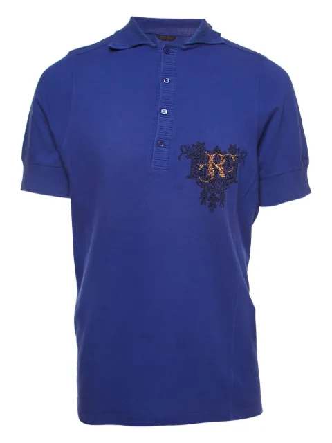Roberto Cavalli Vintage cotton polo shirt Purple 888593