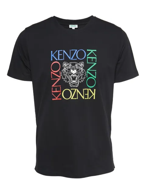 Kenzo Pre-Owned logo-print T-shirt Black 841187