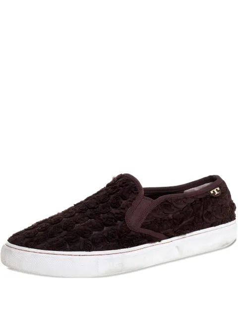 Tory Burch Rosette slip-on sneakers Brown 348483