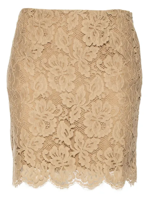 Polo Ralph Lauren Vintage floral-lace mini skirt Neutrals 482949