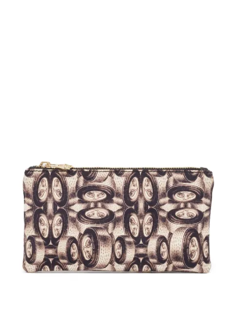 Charlotte Olympia Pre-owned tire-print clutch bag Brown 454366
