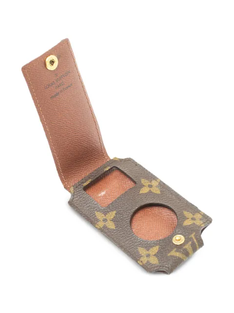 Louis Vuitton Pre-Owned Monogram leather case 100mm Brown 338562