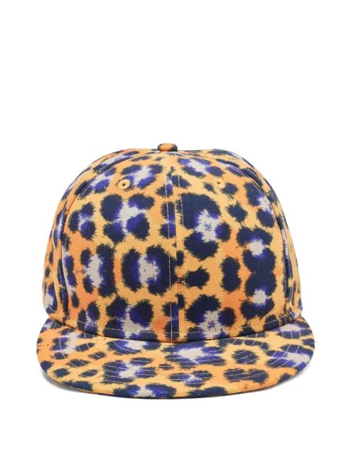 Kenzo Pre-Owned New Era 59 leopard-print baseball cap Yellow 904549