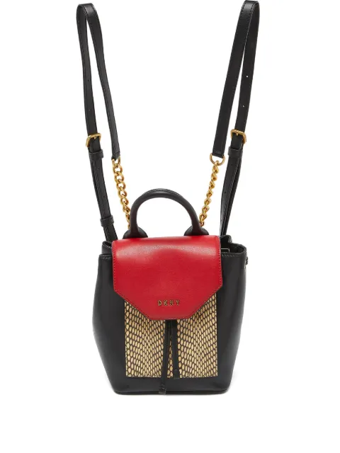 DKNY small Alexa leather backpack Black 912195