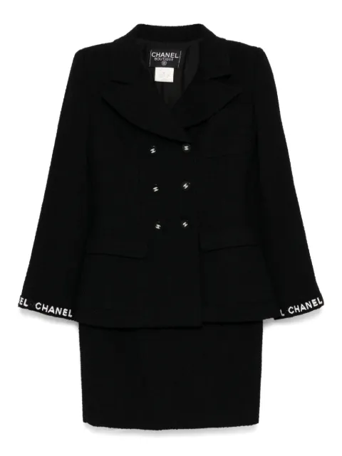 CHANEL Pre-Owned 1995 setup skirt suit Black 164979