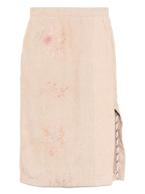 By Walid Piano Shawl Louisa skirt Neutrals 1200243W