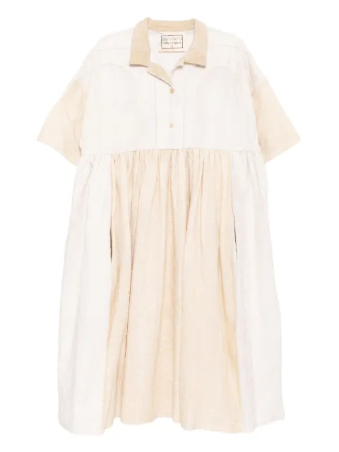 By Walid Backed Lace Wednesday dress Neutrals 140744W