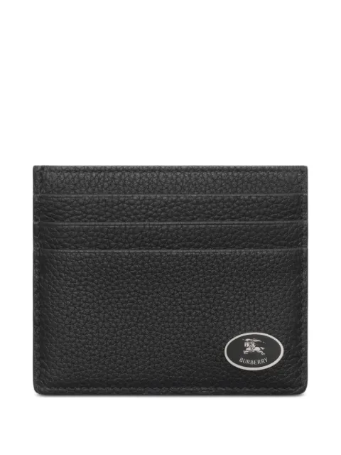 Burberry Tall Knight stamp card case​ Black 8113100
