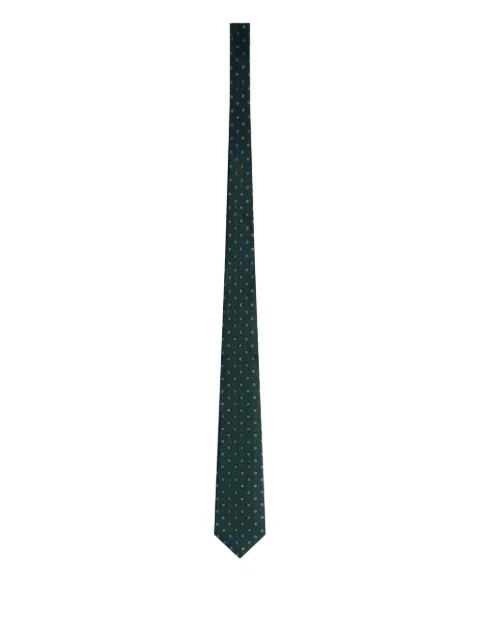 FURSAC patterned-design tie Green FHACR00119