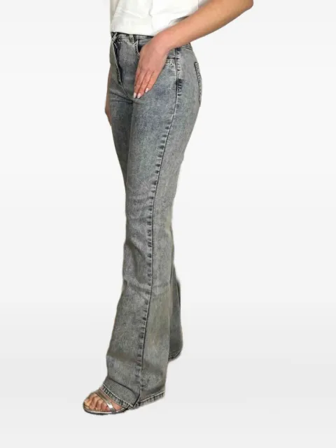 Patrizia Pepe embroidered-pocket jeans Blue 8P0703D092CA51