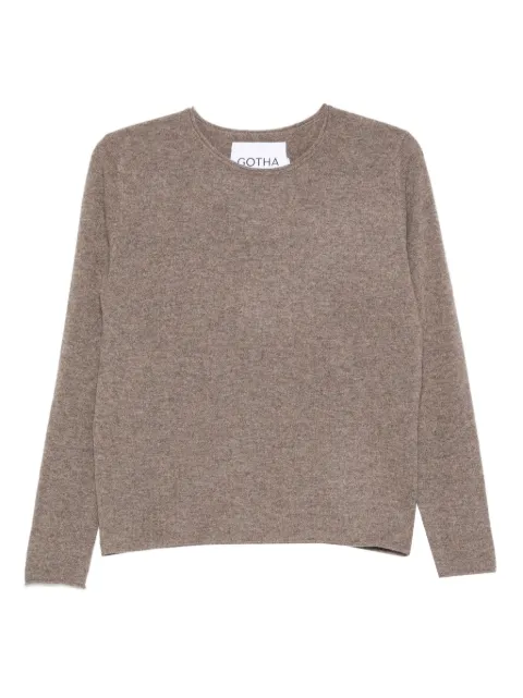 Gotha round-neck sweater Brown 4702502CVSN