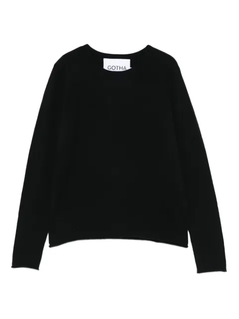 Gotha round-neck long-sleeve sweater Black 4702502CNR