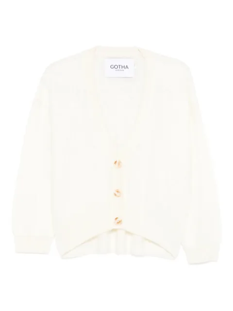 Gotha V-neck cardigan Neutrals 4703110CECRU