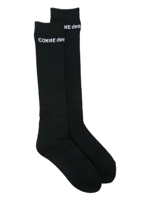 Comme des Garçons Homme Plus logo-detail socks Black PPK5011