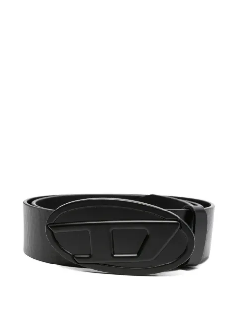 Diesel B-1dr 2.0 logo-plaque belt Black X10430PR227