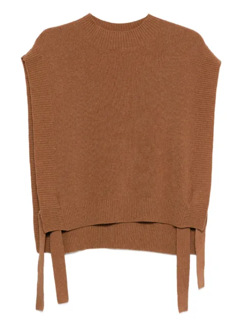 A.P.C. strap-detail vest Brown WOASAF23430