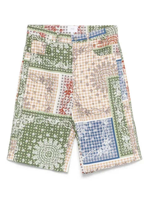 RHUDE bandana traxedo shorts Green RHSS25SH012170