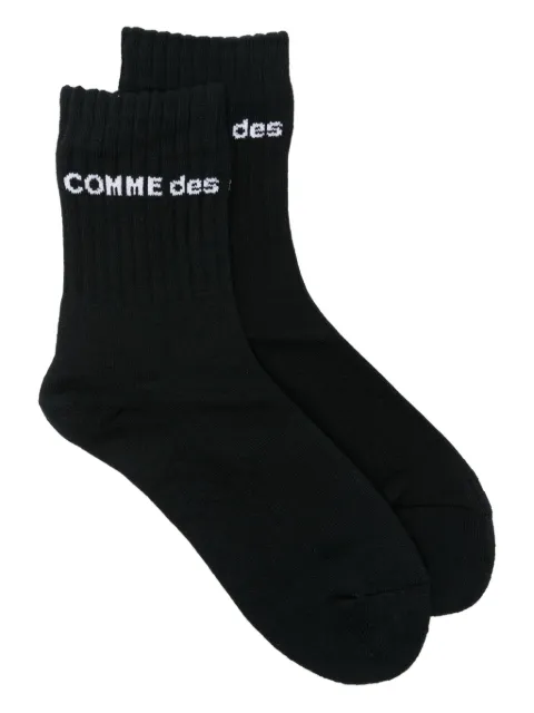 Comme des Garçons Homme Plus logo-detail socks Black PPK5021