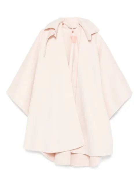 Ermanno Scervino hooded cape coat Pink D476D312GVJ