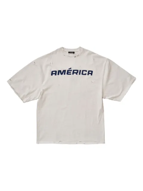 Willy Chavarria América Northsider T-shirt White WCJSY0048000