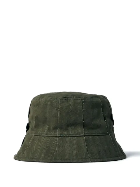 Vans logo-motif reversible bucket hat Green VN000NCRKCZ1