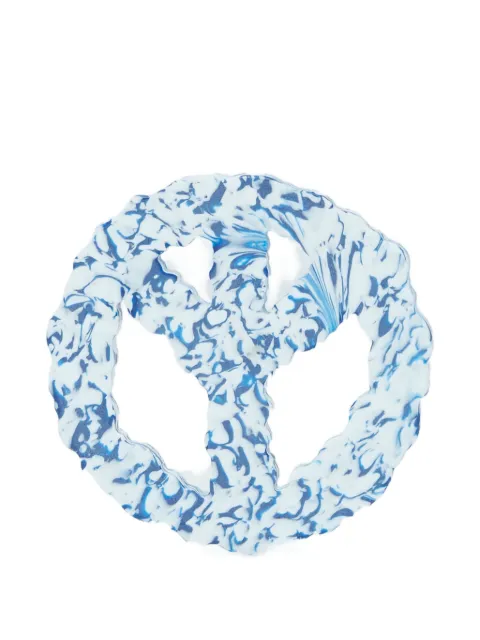 Space Available peace-sign coasters (10 cm) (set of four) Blue SACPC001BLU