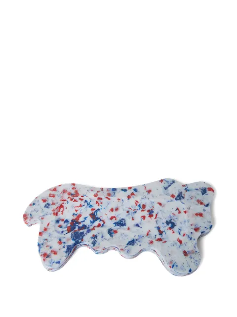 Space Available marbled-effect tray White SAPMST003WHM
