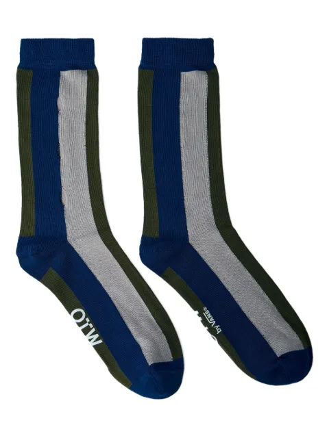 Vans striped-knit socks Blue VN000NCQE381