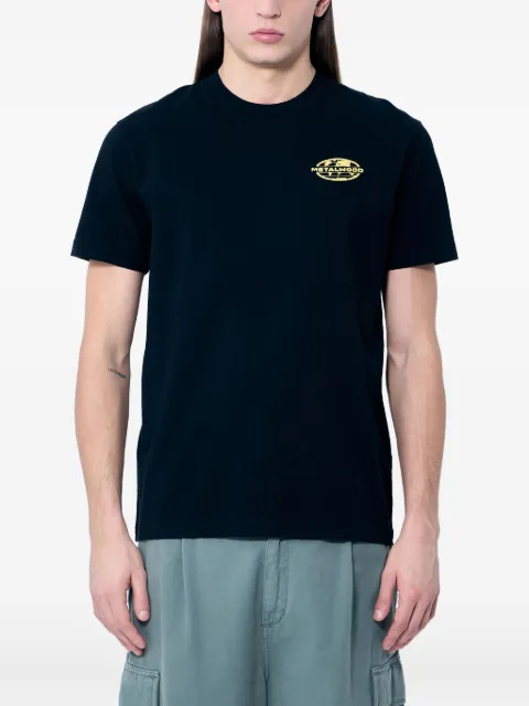 Metalwood Studio 300 Yards logo-print crew-neck T-shirt Black MWS2403103ODB