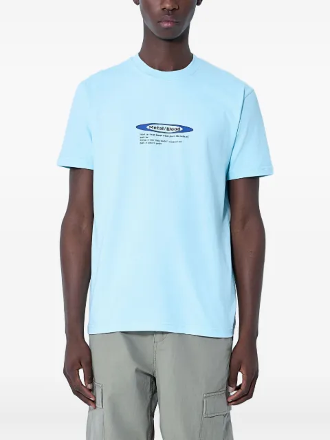 Metalwood Studio logo-print T-shirt Blue MWS250312BBB