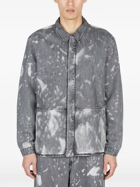 AHMED AMER bleached denim jacket Grey NONJACKET04LNCC