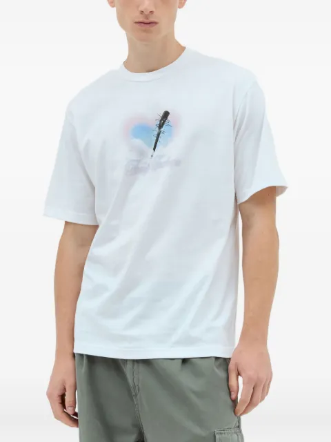 ICE & TECHNO Nail Bat graphic-print T-shirt White IT24SSTEE01