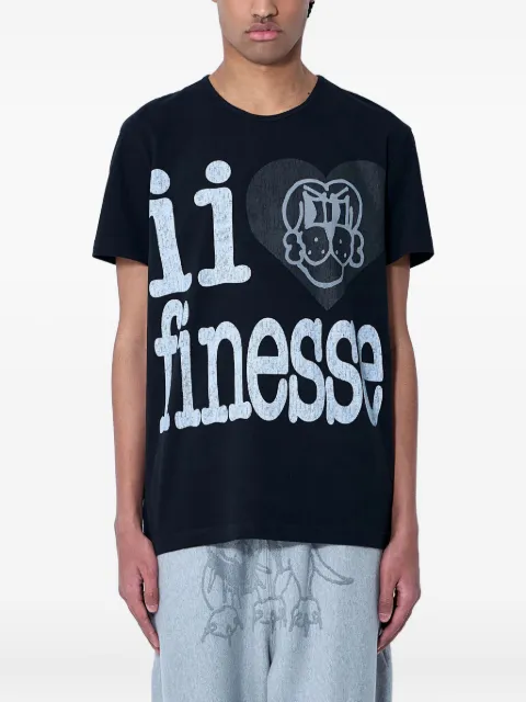 CHITÈ graphic-print crew-neck T-shirt Black C0824T005