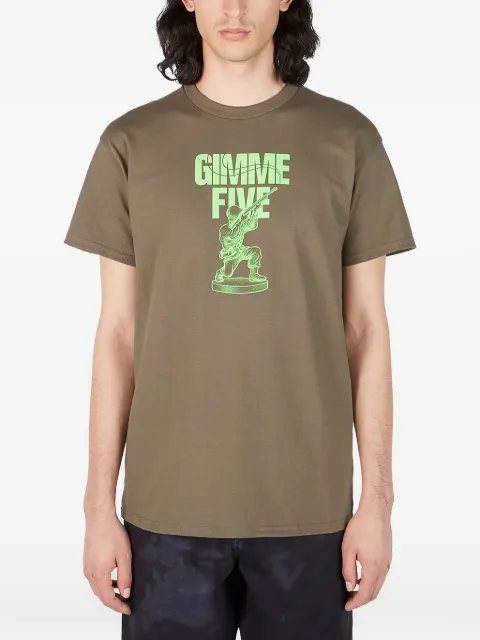 Gimme 5 Soldier graphic-print T-shirt Green G5SOLDIERTEE