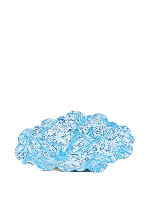 Space Available abstract-pattern print tray Blue SACDT001BLU