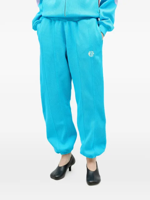 Reward If Found logo-embroidery track pants Blue RIFTRACKPANTSBLU