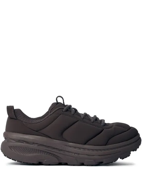 HOKA Bondi padded lace-up sneakers Brown 1170631