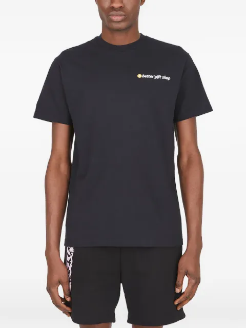 Better Gift Shop logo-print crew-neck T-shirt Black B0715T009