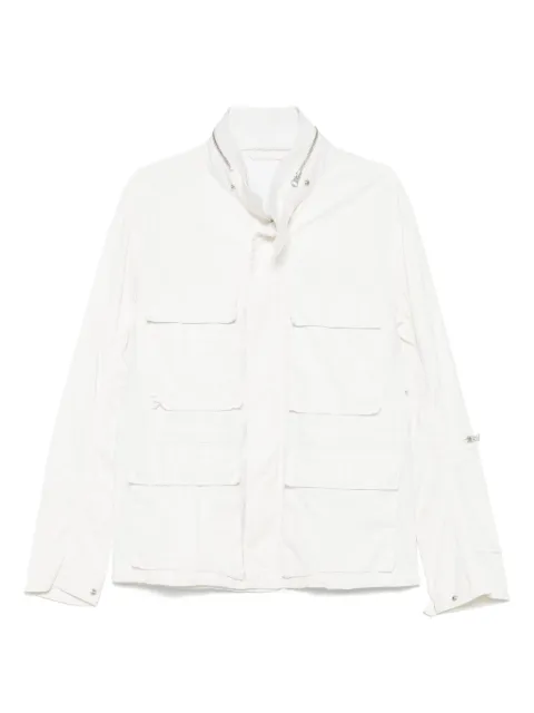 Ten C zip-up bomber jacket White 25CTCUB04005