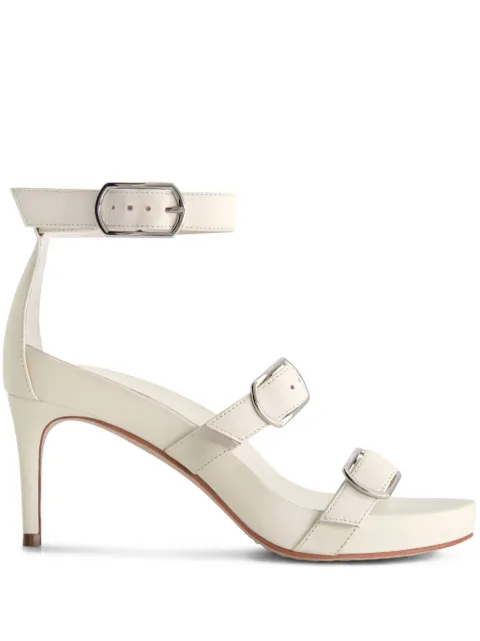 Bernardo Bernardo 1946 strappy buckle-embellished sandals White CASTEL