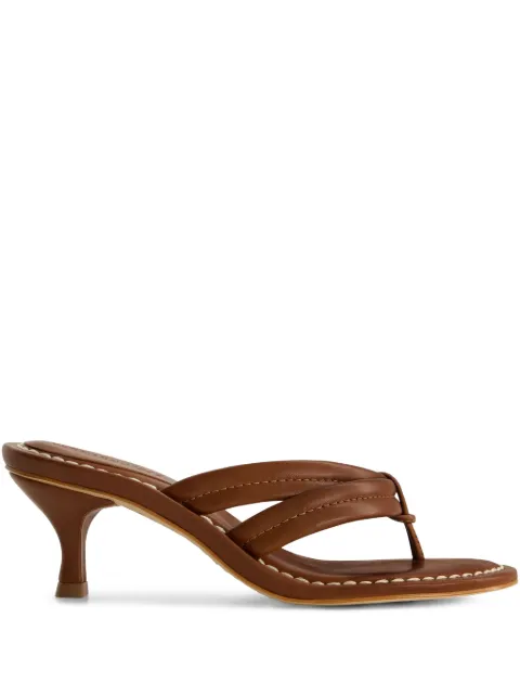 Bernardo Bernardo 1946 55 Miami strappy sandals Brown MIAMI55