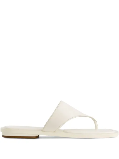 Bernardo Bernardo 1946 thong slide sandals White AGORA