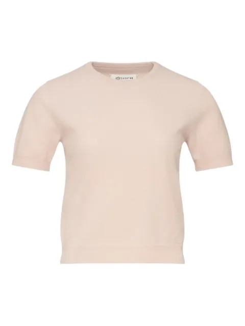 Maison Margiela fine-knit T-shirt Pink S51HL0022M13144