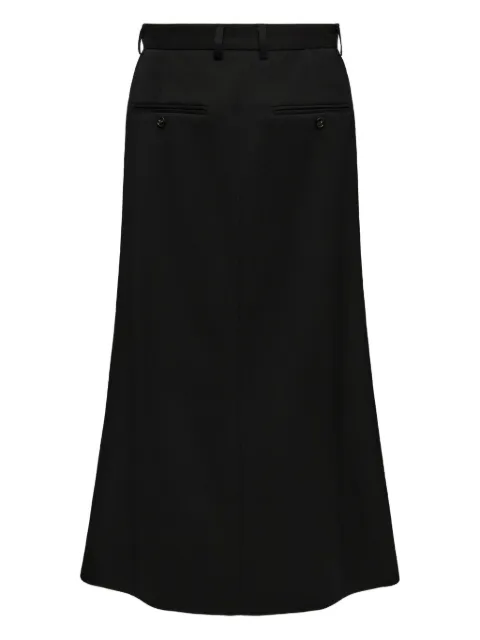 MM6 Maison Margiela virgin wool-blend skirt Black S52MI0021S47848