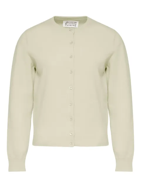 Maison Margiela button-front cardigan Green S51HP0019M13144