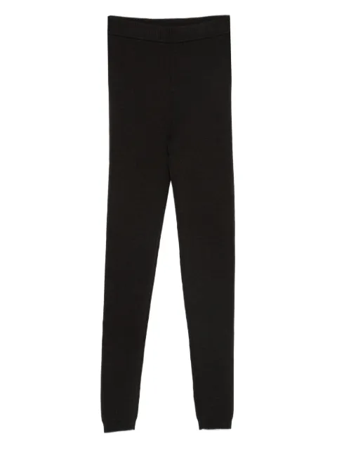 P.A.R.O.S.H. ribbed wool leggings Brown LEILA25D570609