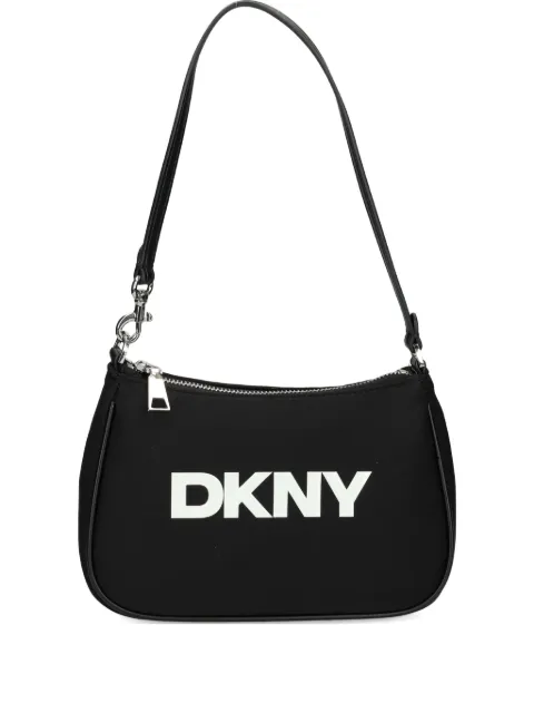 DKNY logo-print shoulder bag Black R513DJ16