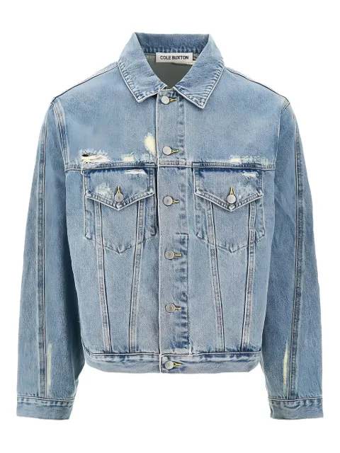 COLE BUXTON cotton jacket Blue SS25WDJ150400
